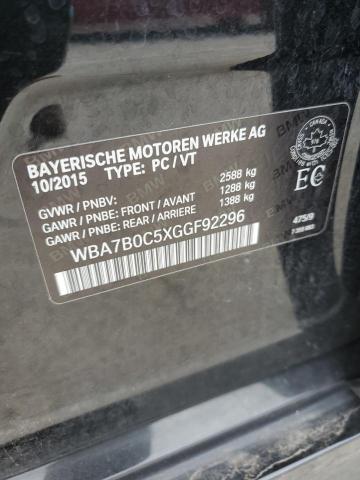 2016 BMW 750 XI WBA7B0C5XGGF92296