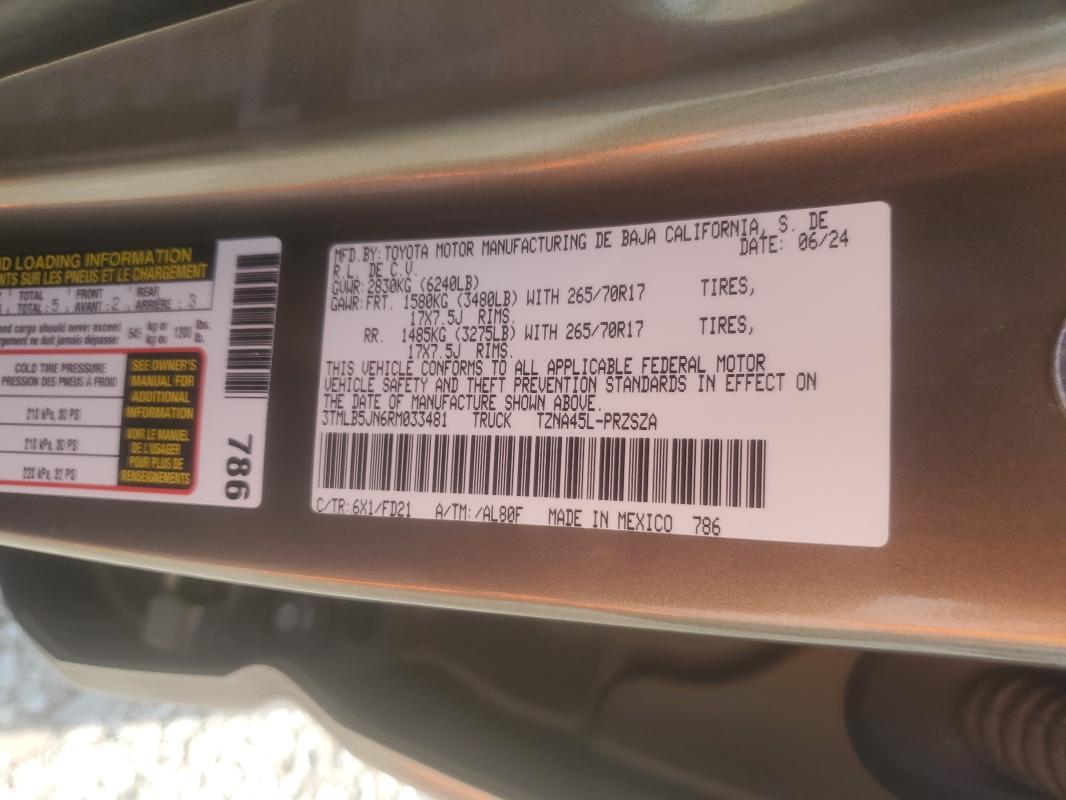 2024 TOYOTA TACOMA DOU - 3TMLB5JN6RM033481