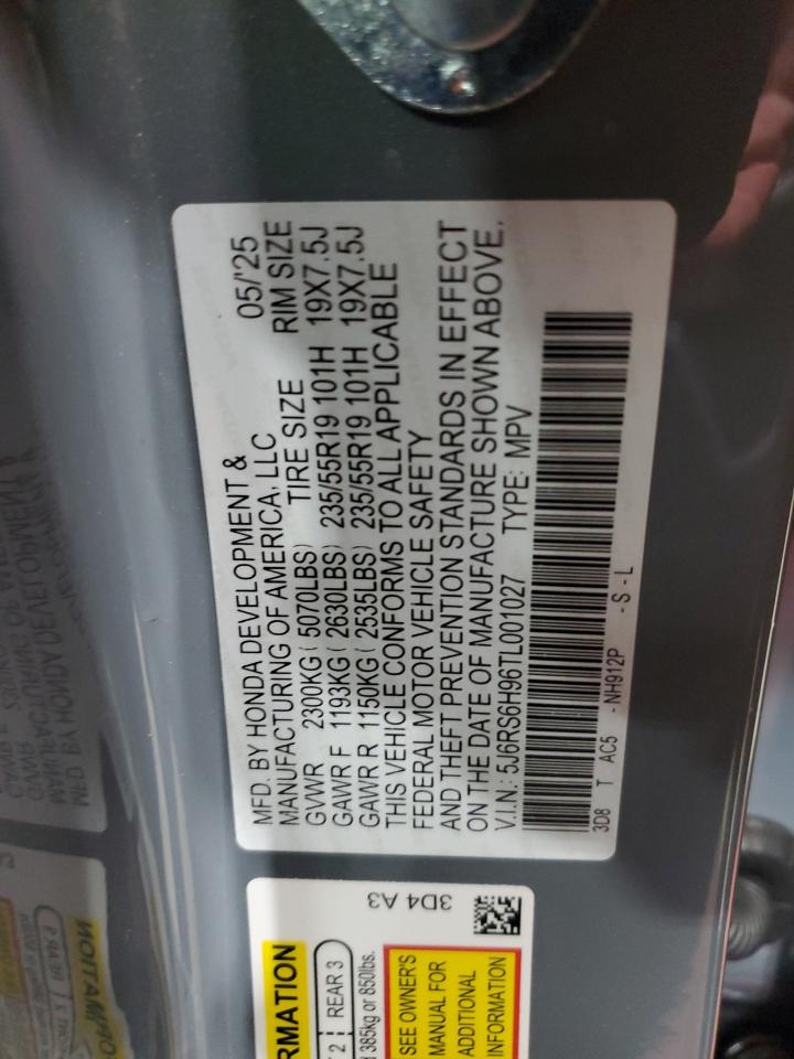 Lot #3311743767 2026 HONDA CR-V SPORT