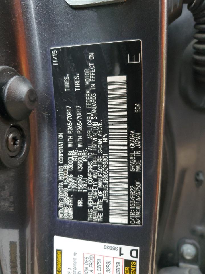 TOYOTA 4RUNNER SR5/SR5 PREMIUM