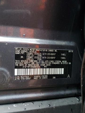 2019 TOYOTA RAV4 LE - 2T3F1RFVXKW081554