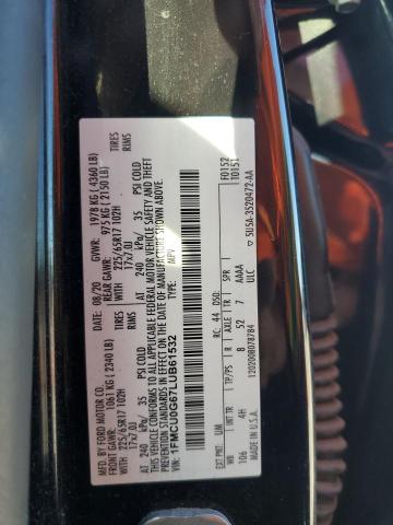 2020 FORD ESCAPE SE - 1FMCU0G67LUB61532