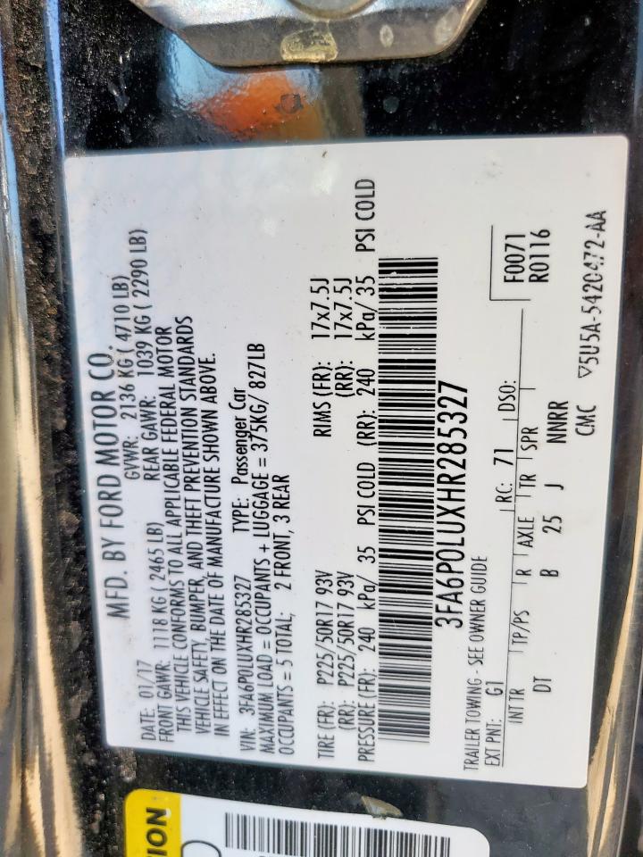 FORD FUSION SE HYBRID