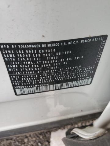 2022 VOLKSWAGEN TIGUAN S - 3VV0B7AXXNM085658