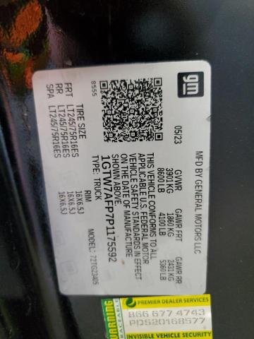 2023 GMC SAVANA G25 1GTW7AFP7P1175592