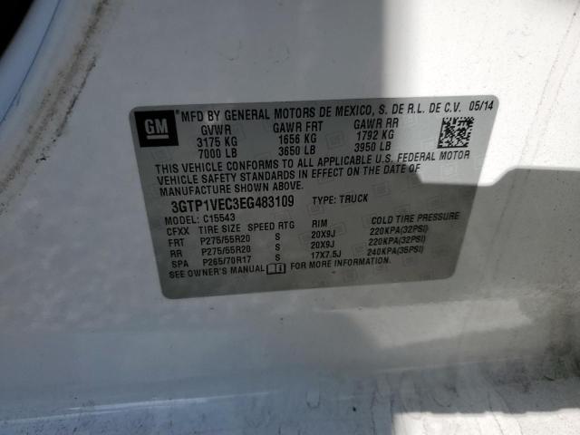 2014 GMC SIERRA C15 - 3GTP1VEC3EG483109