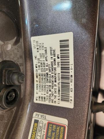 2015 HONDA CR-V EXL - 5J6RM4H77FL102773