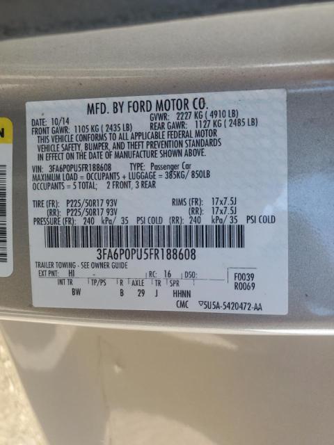 2015 FORD FUSION SE #3292734617