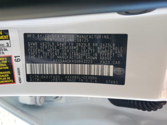 2025 TOYOTA CAMRY XSE #3303002619