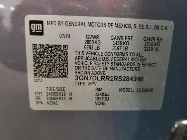 2024 CHEVROLET EQUINOX 2L 3GN7DLRR1RS284340