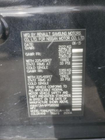 2015 NISSAN ROGUE S - KNMAT2MV9FP581592