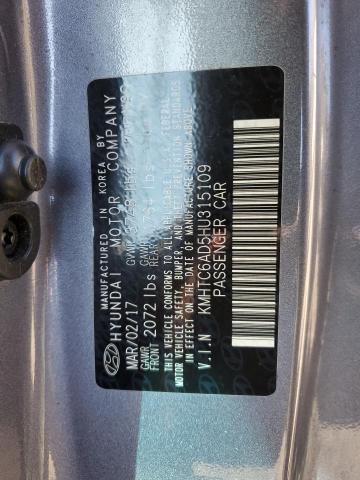 2017 HYUNDAI VELOSTER #3286660283