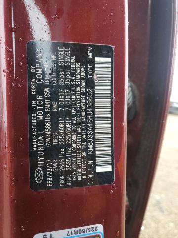 2017 HYUNDAI TUCSON LIM #3286665306