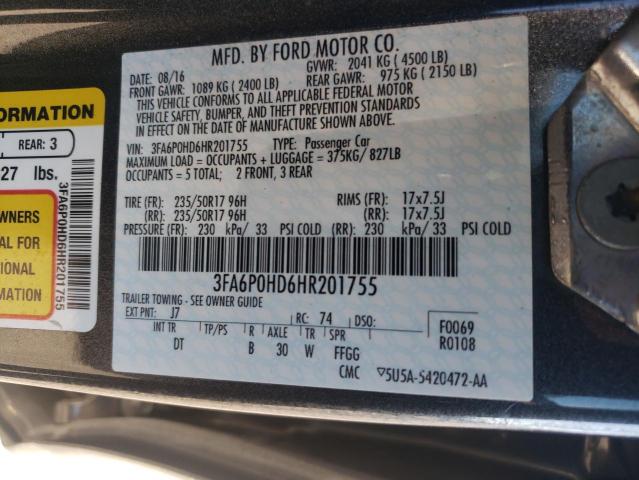 2017 FORD FUSION SE #3268874210