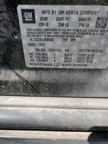 2020 CHEVROLET TRAX 1LT - KL7CJLSB1LB064046