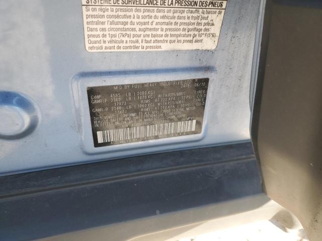 2011 SUBARU OUTBACK 2. - 4S4BRBKC5B3327329