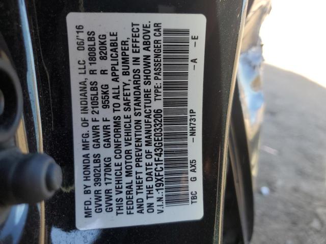2016 HONDA CIVIC EX #3282507874