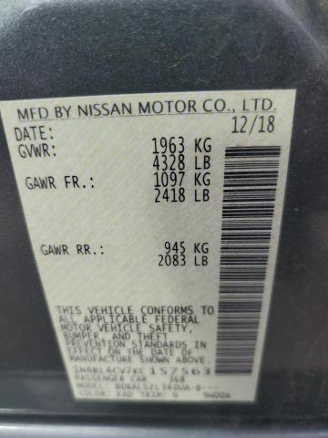 2019 NISSAN ALTIMA SR - 1N4BL4CV7KC157563