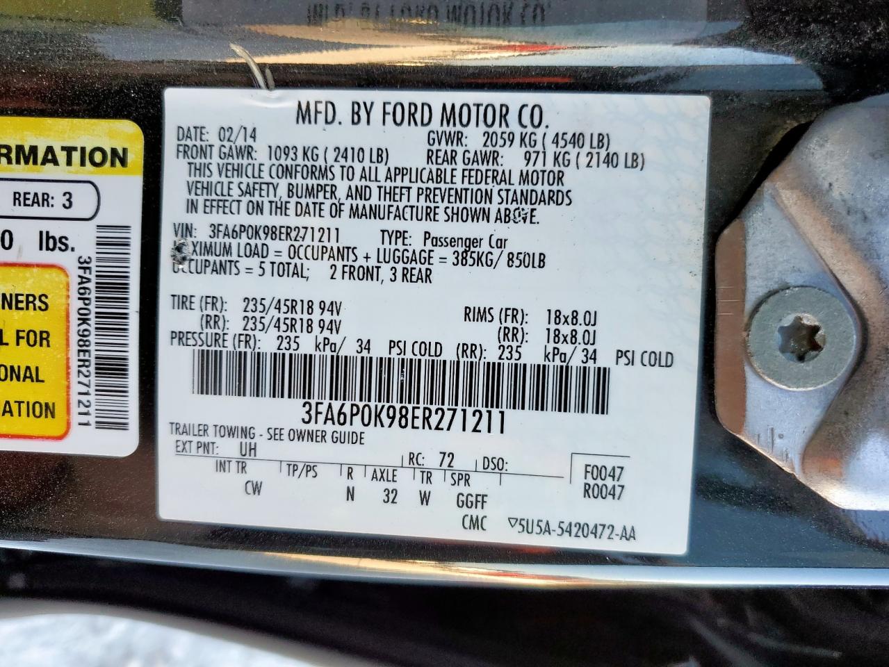 FORD FUSION TITANIUM