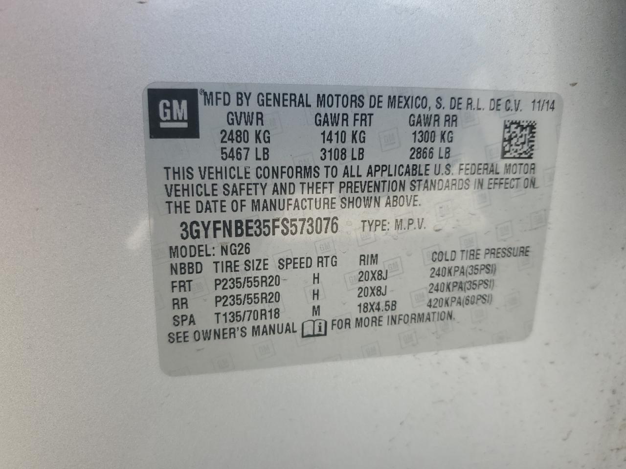 CADILLAC SRX LUXURY COLLECTION