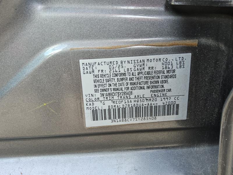 2025 NISSAN SENTRA SV - 3N1AB8CV7SY285408