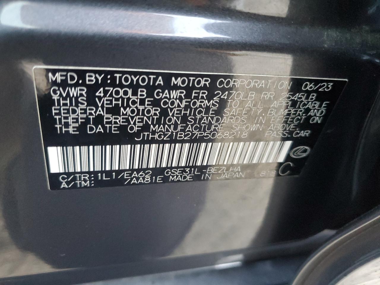 LEXUS IS 350 F SPORT DESIGN