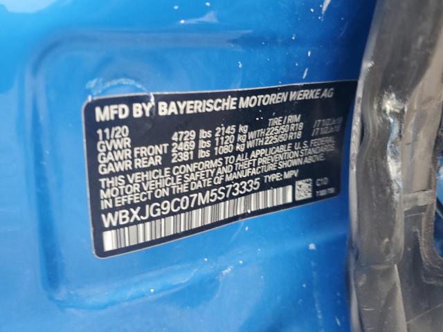 2021 BMW X1 XDRIVE2 - WBXJG9C07M5S73335