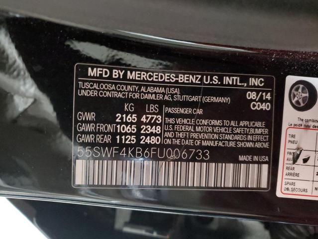 2015 MERCEDES-BENZ C 300 4MAT 55SWF4KB6FU006733