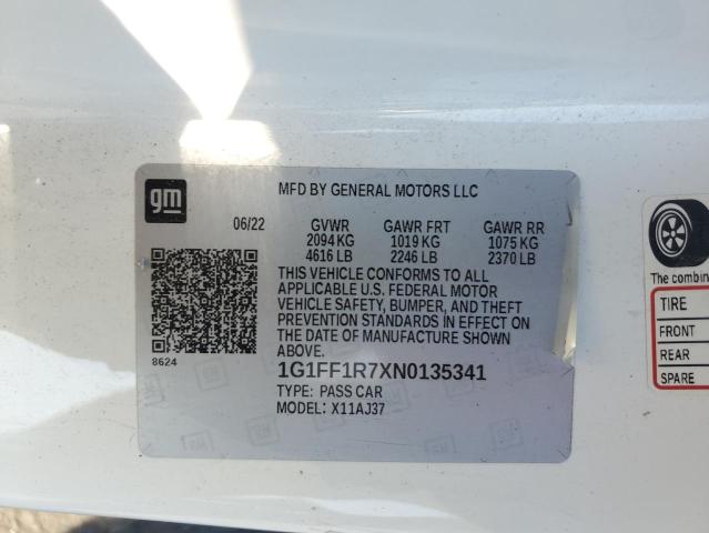 2022 CHEVROLET CAMARO #3301587677