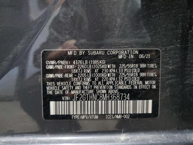 2021 SUBARU CROSSTREK JF2GTHNC8MH368734