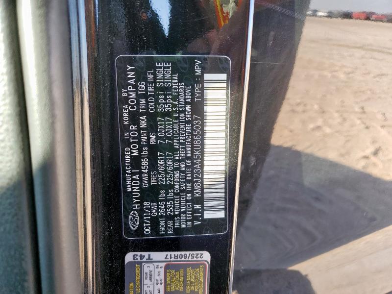 2019 HYUNDAI TUCSON SE KM8J23A45KU865037