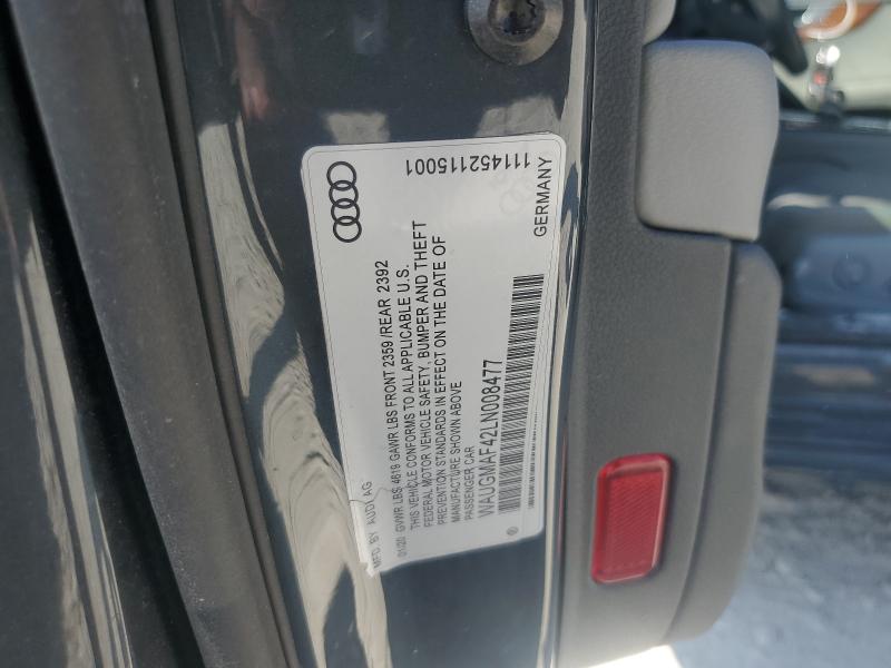 2020 AUDI A4 PREMIUM - WAUGMAF42LN008477