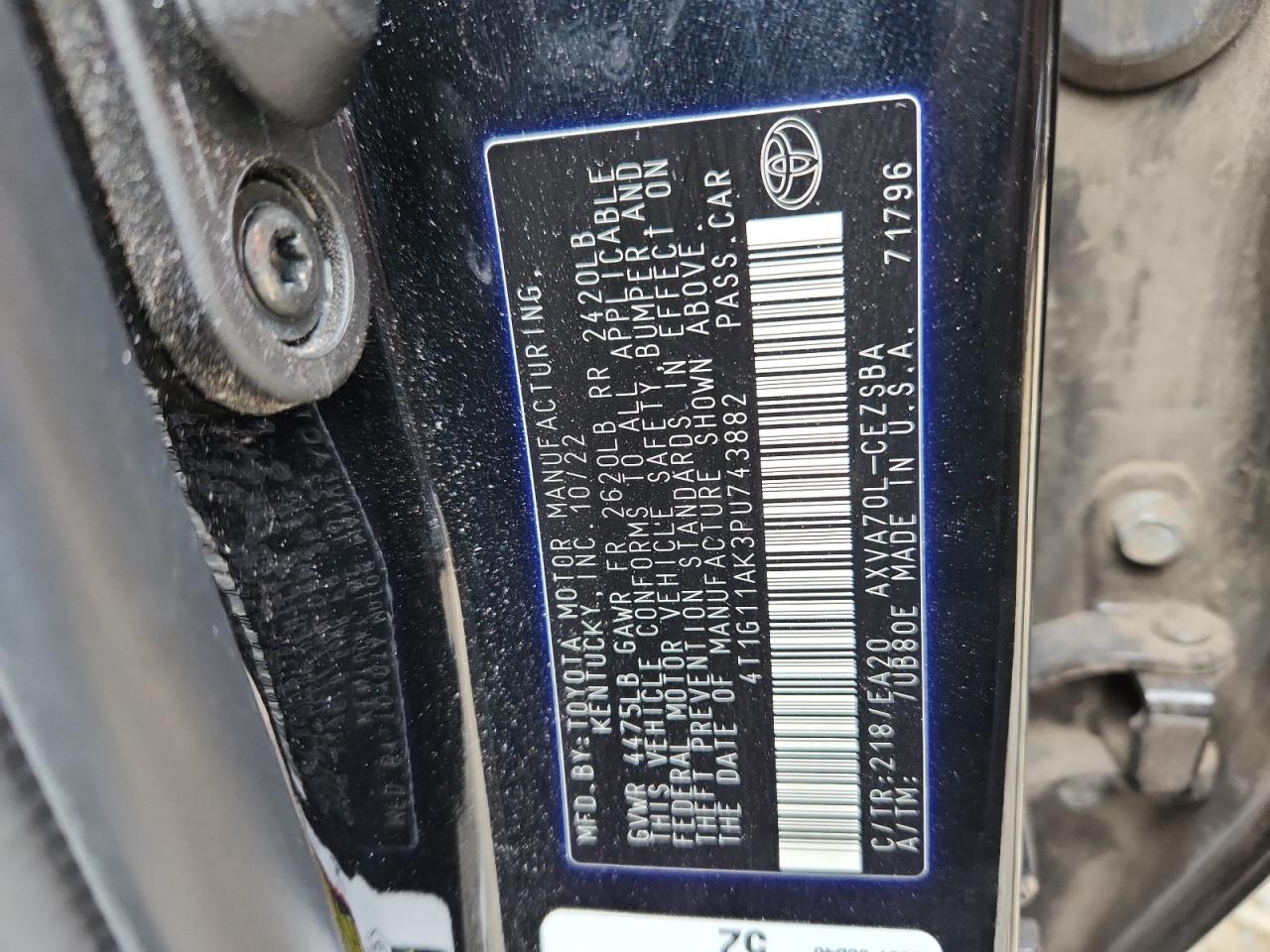 TOYOTA CAMRY SE NIGHT SHADE