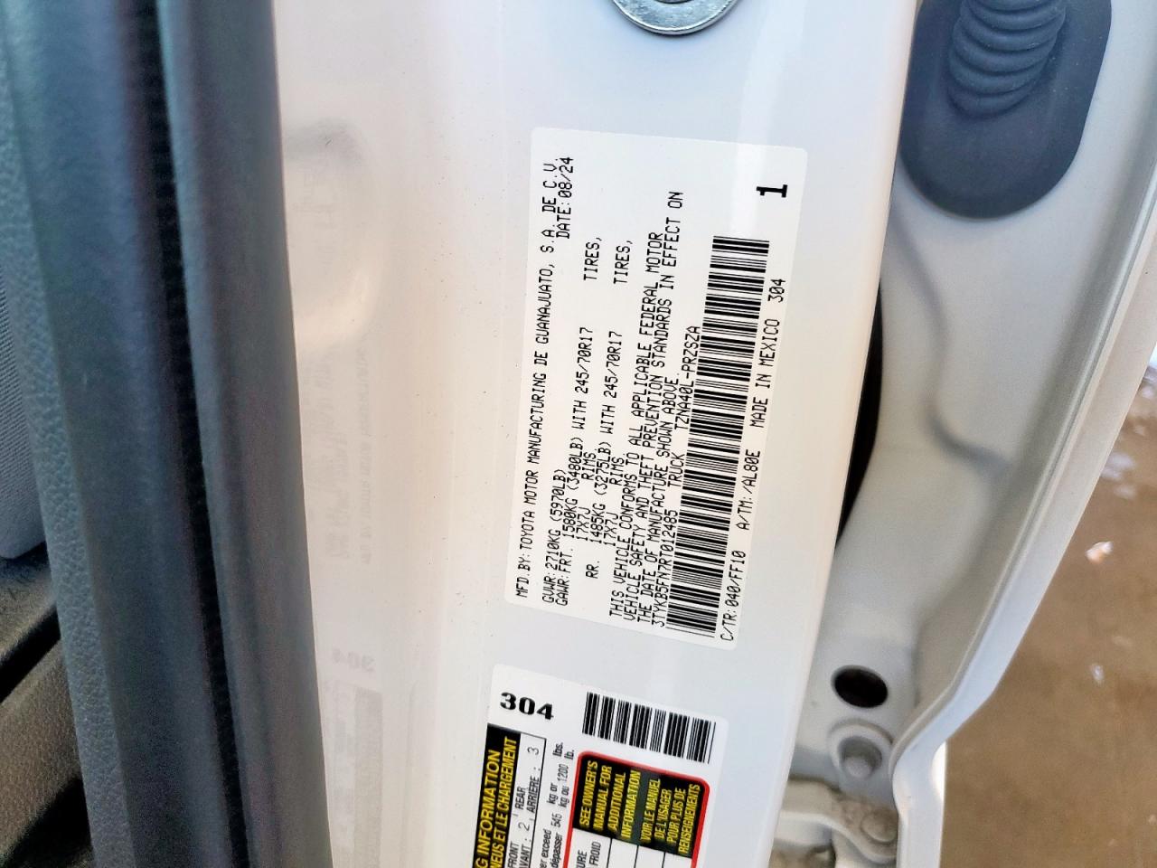 TOYOTA TACOMA DOUBLE CAB