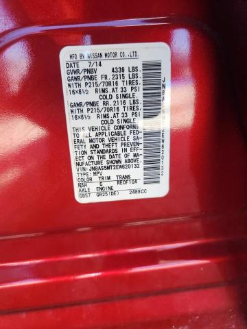 2014 NISSAN ROGUE SELE - JN8AS5MT2EW620132