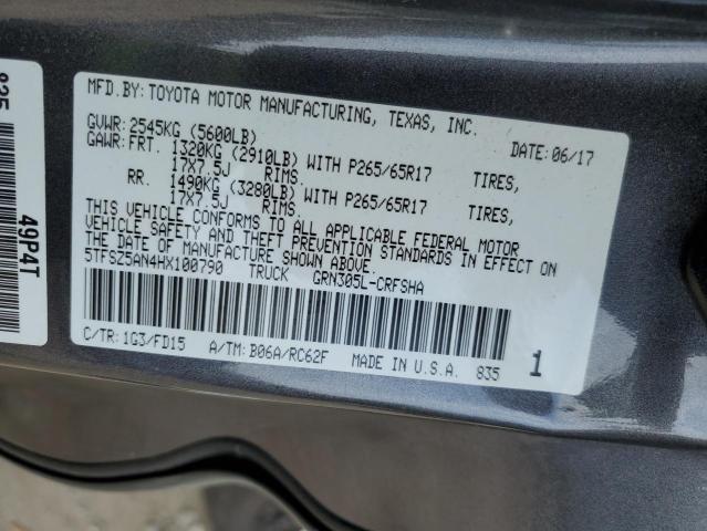 2017 TOYOTA TACOMA ACC #3283776417