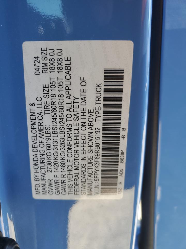 HONDA RIDGELINE TRAIL SPORT