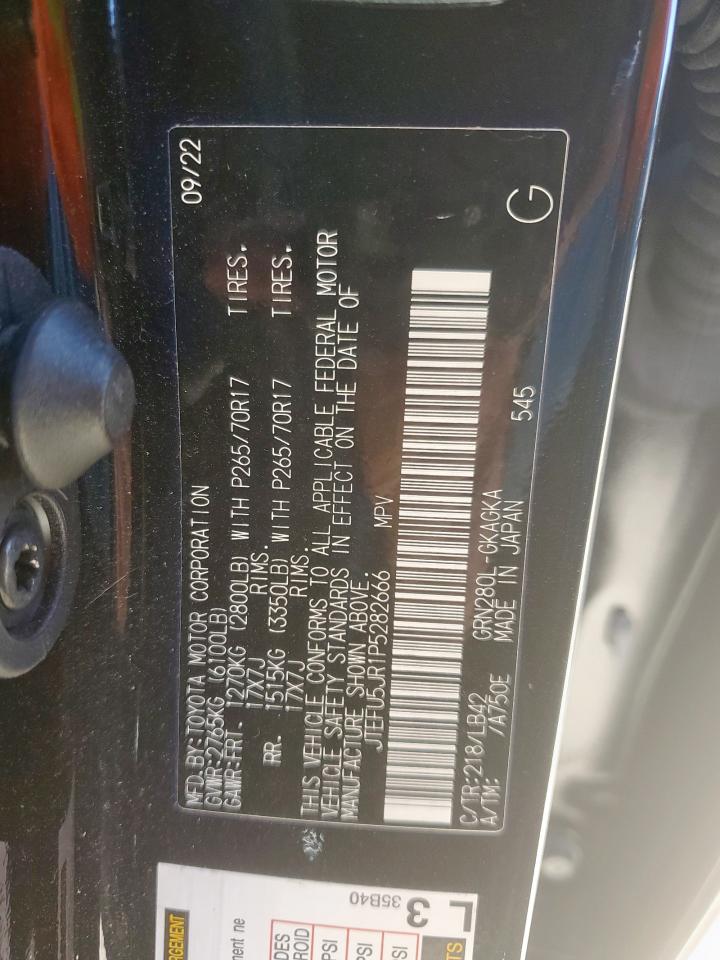 Lot #3309654837 2023 TOYOTA 4RUNNER SR