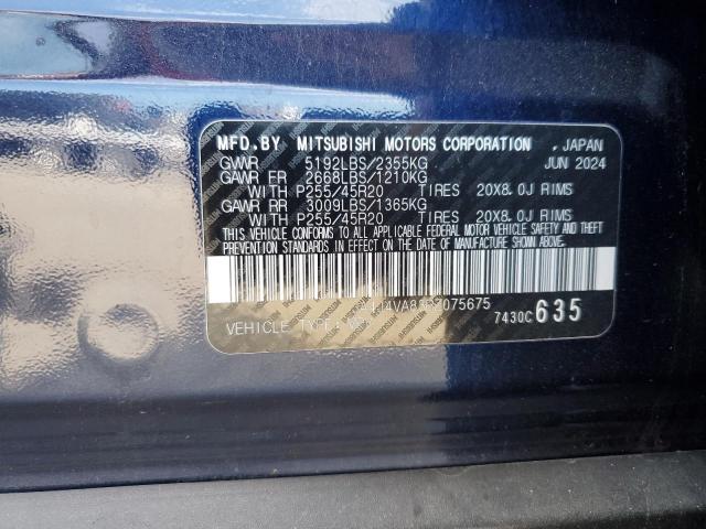 2024 MITSUBISHI OUTLANDER JA4J4VA83RZ075675
