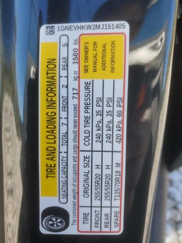 2021 CHEVROLET TRAVERSE L - 1GNEVHKW2MJ151405