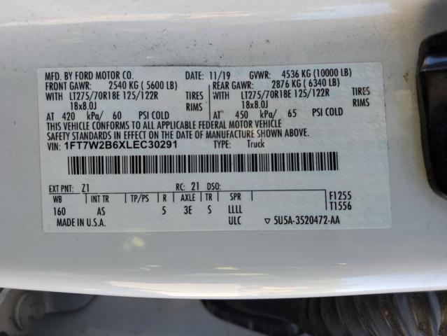 2020 FORD F250 SUPER #3280275961