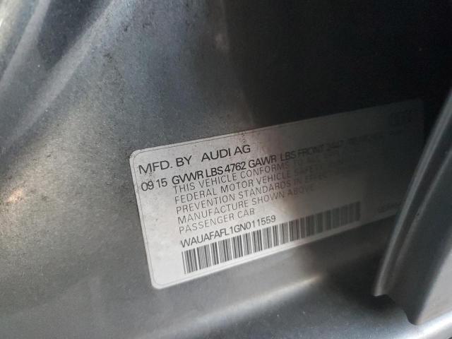 2016 AUDI A4 PREMIUM S-LINE - WAUAFAFL1GN011559