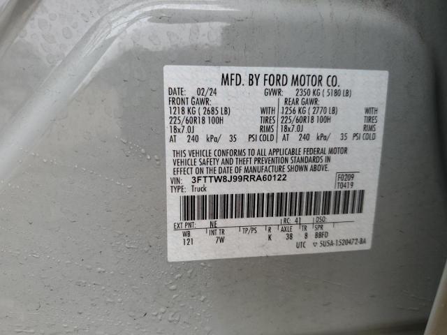 2024 FORD MAVERICK X - 3FTTW8J99RRA60122