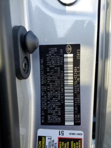 2023 TOYOTA CAMRY LE 4T1C11AK1PU121943