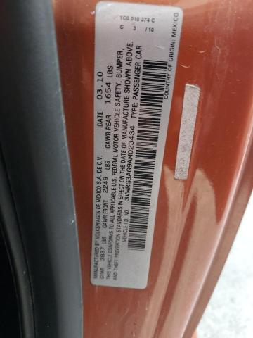 2010 VOLKSWAGEN NEW BEETLE #3285964573