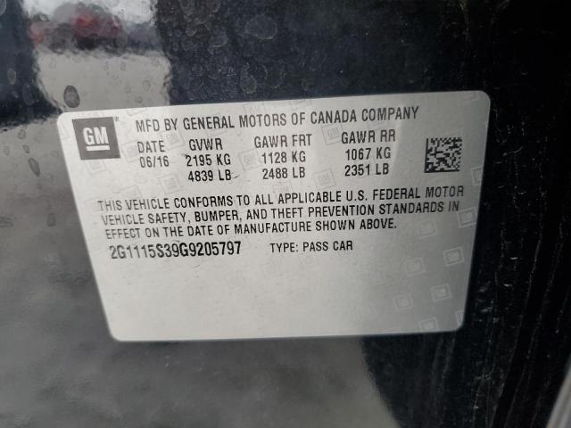 2016 CHEVROLET IMPALA LT - 2G1115S39G9205797