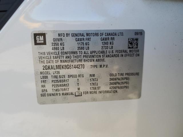 2016 GMC TERRAIN SL #3296431702