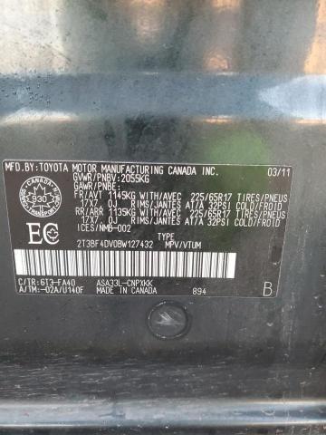 2011 TOYOTA RAV4 - 2T3BF4DV0BW127432