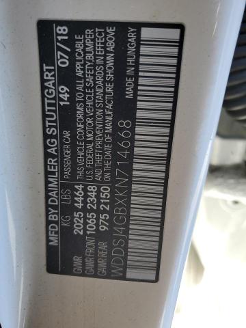 2019 MERCEDES-BENZ CLA 250 4M WDDSJ4GBXKN714668