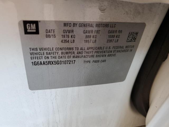 2016 CADILLAC ATS - 1G6AA5RX5G0107217